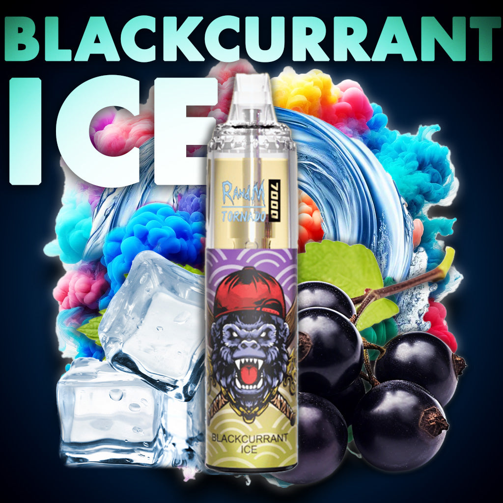RandM Tornado Vape 7000 Puffs Blackcurrant Ice