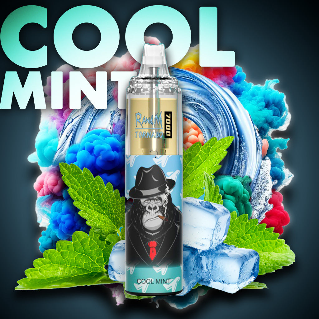 RandM Tornado Vape 7000 Puffs Cool Mint ELiquid