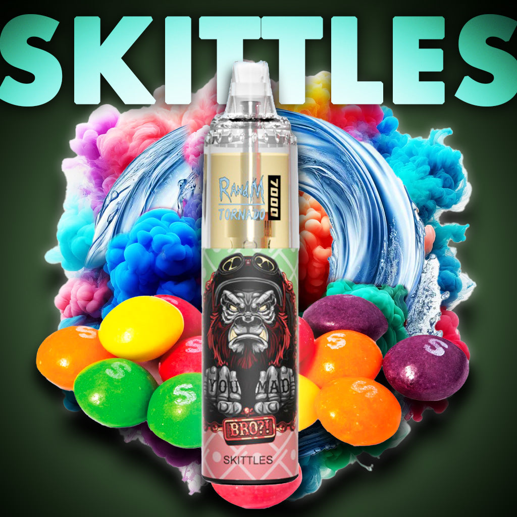 RandM Tornado Vape 7000 Puffs Skittles Liquid