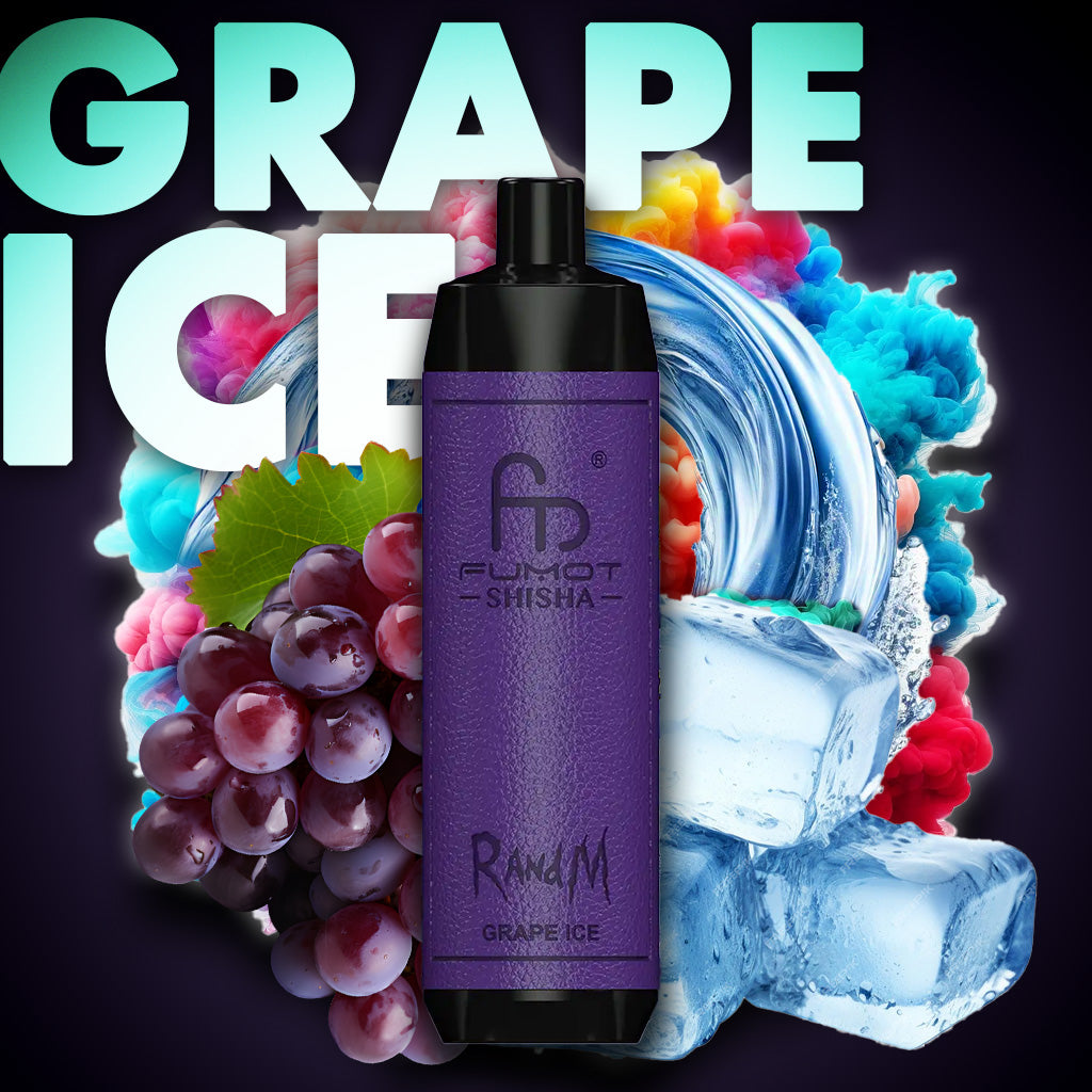 RandM Shisha 10000 in der Geschmacksrichtung Grape Ice