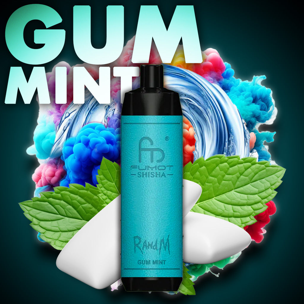RandM Shisha 10000 in der Geschmacksrichtung Gum Mint