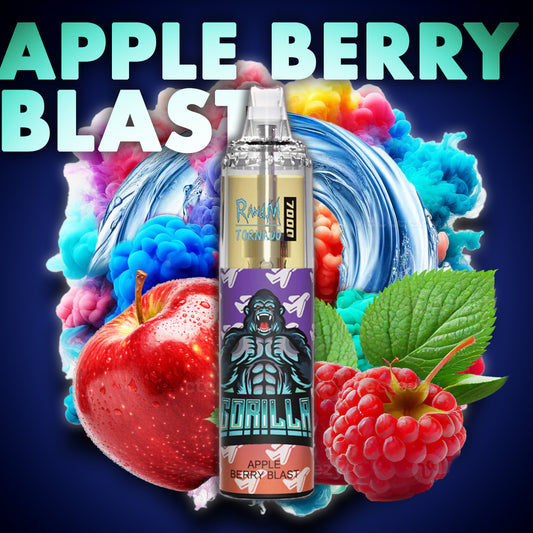 RandM Tornado Vape 7000 Puffs Apple Berry Blast ELiquid