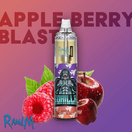 RandM Tornado Vape 7000 Puffs Apple Berry Blast ELiquid