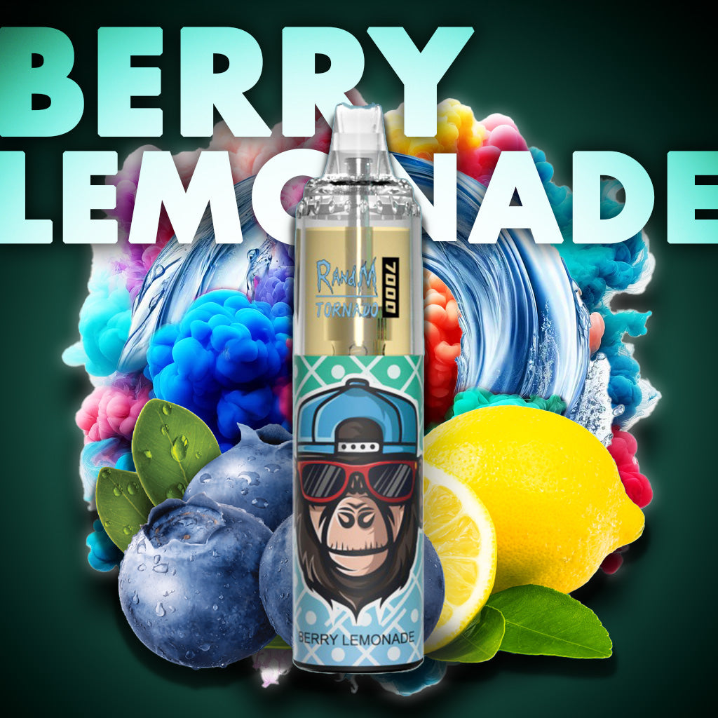 RandM Tornado Vape 7000 Puffs Berry Lemonade ELiquid