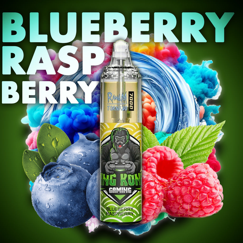 RandM Tornado Vape 7000 Puffs Blueberry Raspberry ELiquid