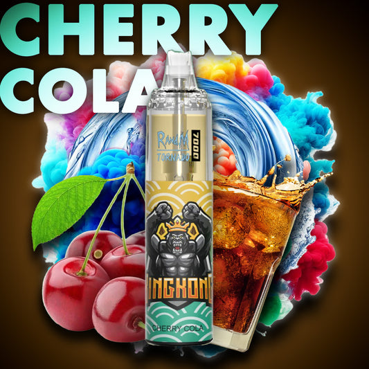 RandM Tornado Vape 7000 Puffs Cherry Cola ELiquid