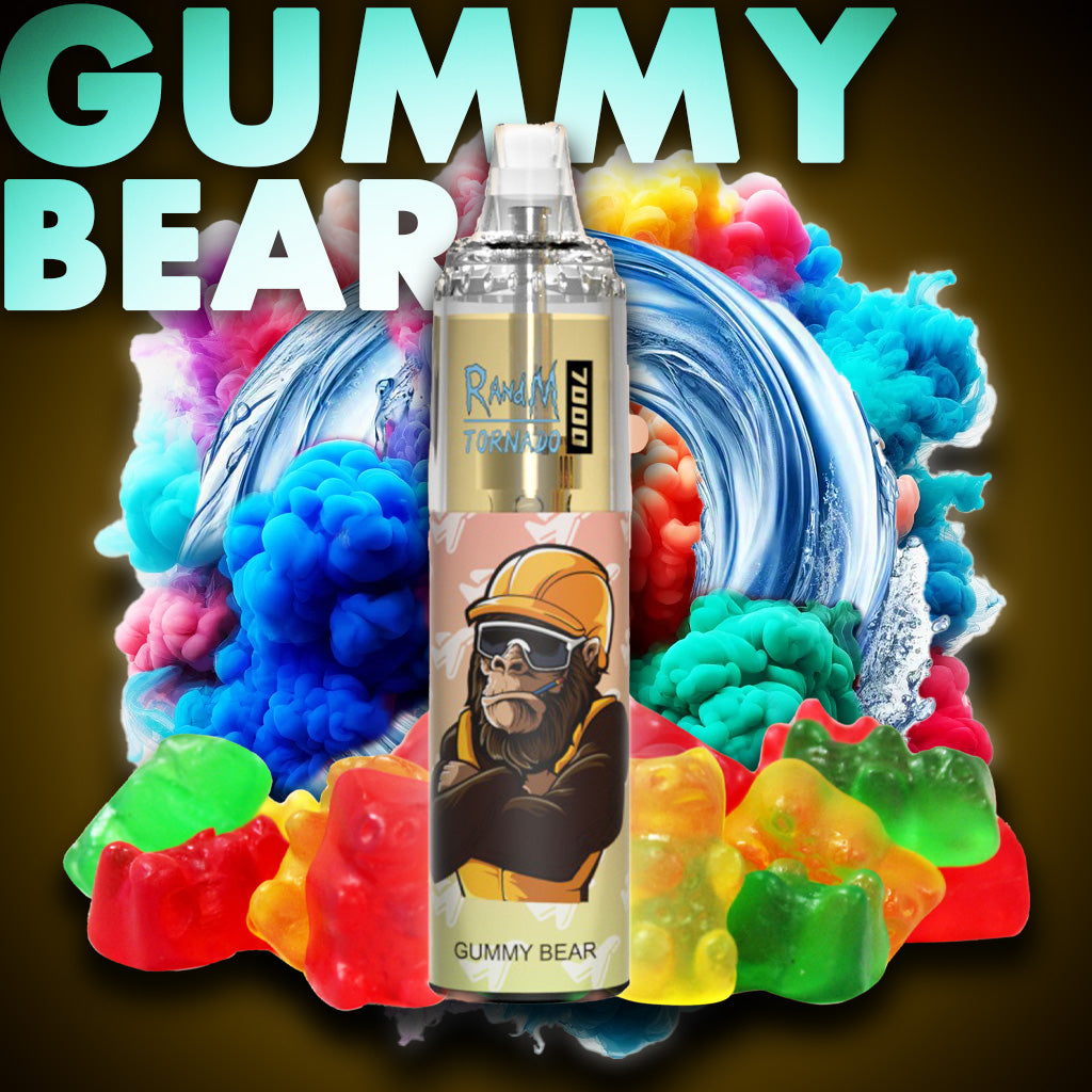 RandM Tornado Vape 7000 Puffs Gummybear ELiquid