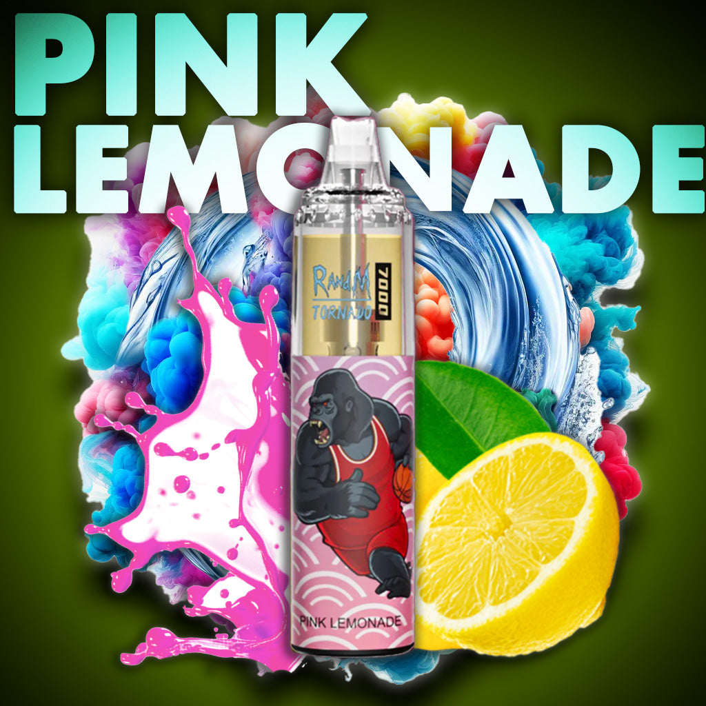 RandM Tornado Vape 7000 Puffs Pink Lemonade ELiquid