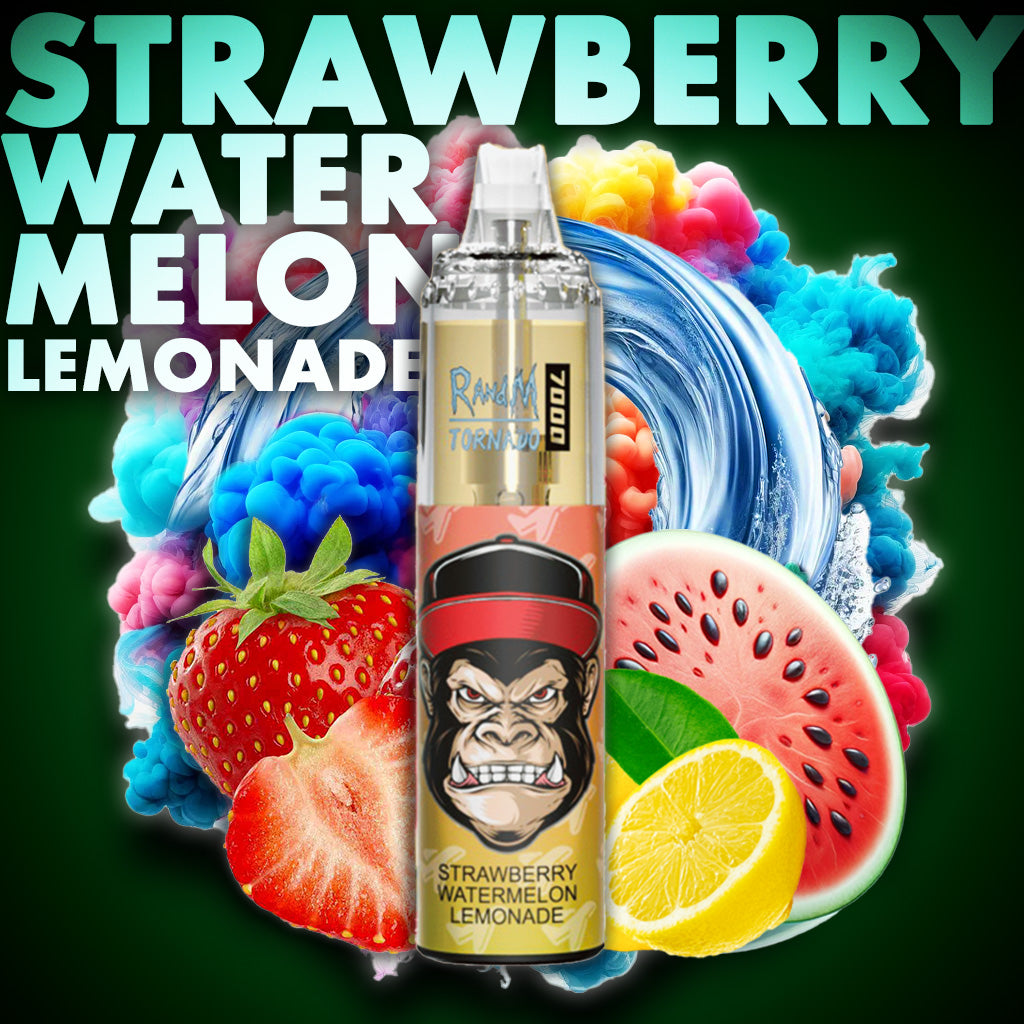 RandM Tornado Vape 7000 Puffs Strawberry Lemonade Liquid