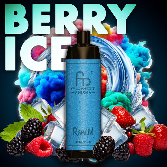 RandM Shisha 10000 in der Geschmacksrichtung Berry Ice