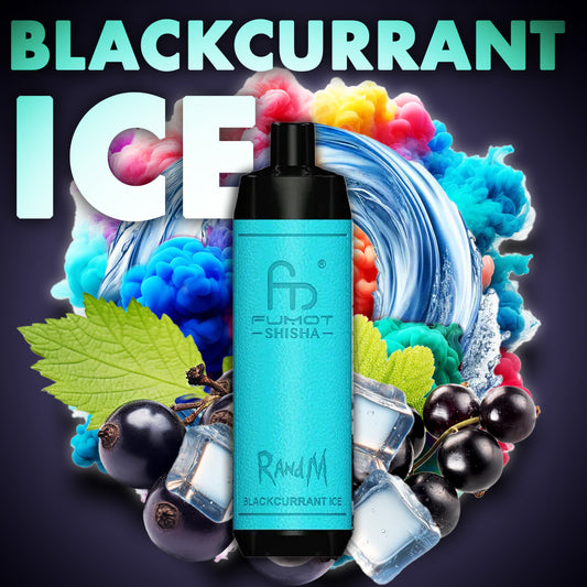 RandM Tornado Vape 10000 in der Geschmacksrichtung Blackcurrant Ice