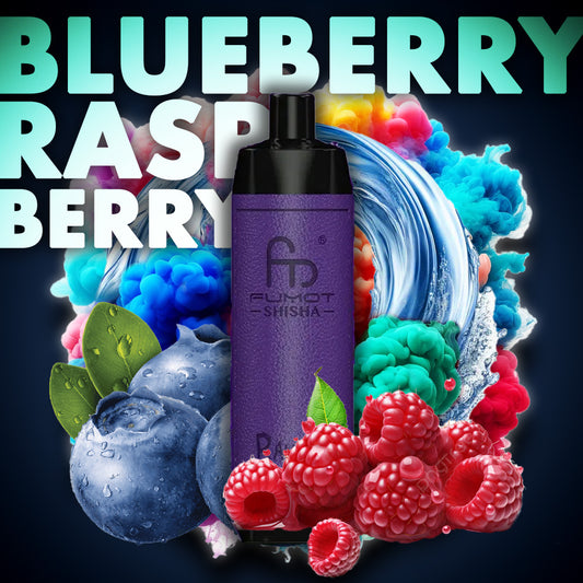 RandM Shisha 10000 in der Geschmacksrichtung Blueberry Raspberry