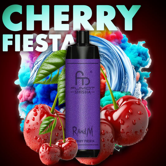 RandM Shisha 10000 in der Geschmacksrichtung Cherry Fiesta