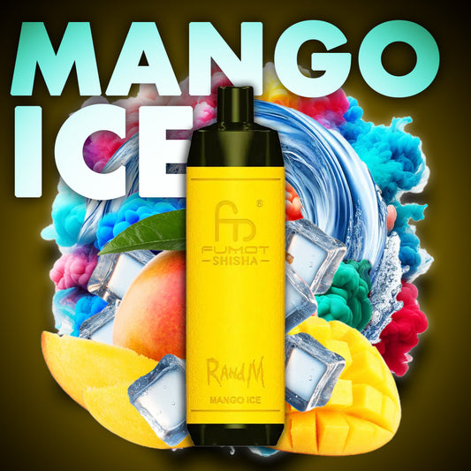 RandM Shisha 10000 in der Geschmacksrichtung Mango Ice